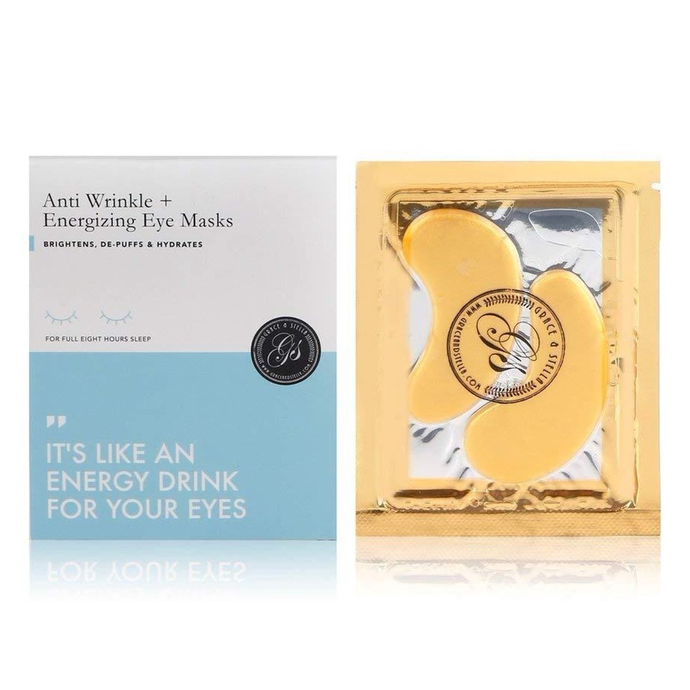 Grace & Stella Anti-Wrinkle Energizing Eye Masks- Set of 48 Eye Masks (24 Pairs)
